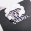 Chanel Stripes CC Brooch AB0780 Gold/Blue 2018