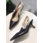 Dior Heel 6.5cm J'Adior Slingback Pumps High-Heeled Shoe Calfskin Black 2018 