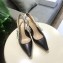 Dior Heel 6.5cm J'Adior Slingback Pumps High-Heeled Shoe Calfskin Black 2018 