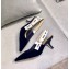 Dior Heel 6.5cm J'Adior Slingback Pumps High-Heeled Shoe Velvet Black 2018