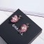 Chanel Pearl Bloom Short Earrings Pink/Crystal/White 2018