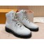 Louis Vuitton Territory Flat Ranger Ankle Boots 1ACID3 Cognac white  2024