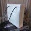 Balenciaga Grained Leather Small Shopping Tote Bag White  