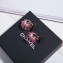 Chanel Pearl Bloom Short Earrings Pink/Crystal/White 2018