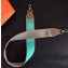 Hermes Wide Fabric Shoulder Strap Grey 