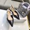 Dior J'Adior Slingback Ballet Flat Pumps Shoe Calfskin Black 2018