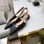 Dior J'Adior Slingback Ballet Flat Pumps Shoe Calfskin Black 2018