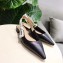 Dior J'Adior Slingback Ballet Flat Pumps Shoe Calfskin Black 2018