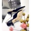 Dior Heel 6.5cm J'Adior Slingback Pumps High-Heeled Shoe Velvet Dark Blue 2018