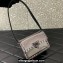 Valentino Rockstud23 Small Shoulder Bag In Smooth Calfskin 0242 Mirror Gun Color 2023