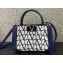 Valentino Small Vlogo Signature Toile Iconographe Handbag 0360 Blue 2023