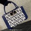 Valentino Small Vlogo Signature Toile Iconographe Handbag 0360 Blue 2023