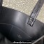 Valentino VLTN Tote bag in Crinkled Leather 0047 Black 2023