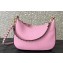 Valentino Small Rockstud Hobo bag in Grainy Calfskin 0313 Pink 2023