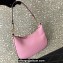 Valentino Small Rockstud Hobo bag in Grainy Calfskin 0313 Pink 2023