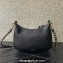 Valentino Small Rockstud Hobo bag in Grainy Calfskin 0313 Black 2023