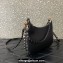 Valentino Small Rockstud Hobo bag in Grainy Calfskin 0313 Black 2023