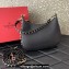 Valentino Small Rockstud Hobo bag in Grainy Calfskin 0313 Black 2023