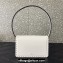 Valentino Rockstud23 Shoulder Bag In Smooth Calfskin 0240 White 2023