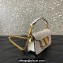 Valentino Locò micro Bag In Calfskin Leather With Chain 416 White 2023