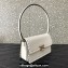 Valentino Rockstud23 Shoulder Bag In Smooth Calfskin 0240 White 2023
