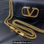Valentino Locò micro Bag In Calfskin Leather With Chain 416 Black 2023