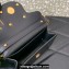 Valentino Locò micro Bag In Calfskin Leather With Chain 416 Black 2023