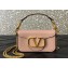 Valentino Locò micro Bag In Calfskin Leather With Chain 416 Nude 2023