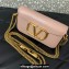 Valentino Locò micro Bag In Calfskin Leather With Chain 416 Nude 2023