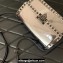 Valentino Rockstud23 Shoulder Bag In Smooth Calfskin 0240 Mirror Gun Color 2023