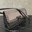 Valentino Rockstud23 Shoulder Bag In Smooth Calfskin 0240 Mirror Gun Color 2023