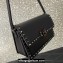 Valentino Rockstud23 Shoulder Bag In Smooth Calfskin 0240 Black 2023