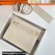 Hermes Evercolor Kelly Danse Shoulder bag White with Gold Hardware (full handmade)