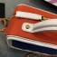 Chanel CC Filigree Grained Vanity Case Mini Bag Blue/White/Orange 2018