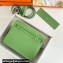 Hermes Evercolor Kelly Danse Shoulder bag Green with Silver Hardware (full handmade)
