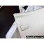 Hermes mini jypsiere bag in swift leather White with Gold Hardware (original quality+handmade)
