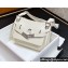 Hermes mini jypsiere bag White in swift leather with Silver Hardware (original quality+handmade)