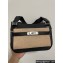 Hermes mini jypsiere bag in swift leather Black with Silver Hardware (original quality+handmade)