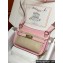 Hermes mini jypsiere bag in swift leather Pink with Gold Hardware (original quality+handmade)