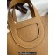 Hermes In-The-Loop Tote Bag In Original Togo Leather Brown with Gold Hardware (Full Handmade Quality)