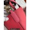 Hermes In-The-Loop Tote Bag In Original Togo Leather Rouge Red with Gold Hardware (Full Handmade Quality)
