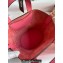 Hermes In-The-Loop Tote Bag In Original Togo Leather Rouge Red with Gold Hardware (Full Handmade Quality)