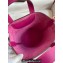 Hermes In-The-Loop Tote Bag In Original Togo Leather Fuchsia with Gold Hardware (Full Handmade Quality)