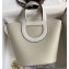 Hermes In-The-Loop Tote Bag In Original Togo Leather Pearl Gray with Silver Hardware (Full Handmade Quality)