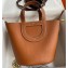 Hermes In-The-Loop Tote Bag In Original Togo Leather Golden Brown with Gold Hardware (Full Handmade Quality)