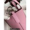 Hermes In-The-Loop Tote Bag In Original Togo Leather Pink with Silver Hardware (Full Handmade Quality)