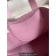 Hermes In-The-Loop Tote Bag In Original Togo Leather Pink with Silver Hardware (Full Handmade Quality)
