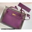 Hermes Evercolor Kelly Danse Shoulder bag Purple with Gold Hardware (full handmade)
