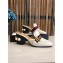 Gucci Calfskin Leather High-heel Web Details Pearls Trim Slipper 2017