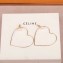 Celine Heart and Pearl Earrings 2018